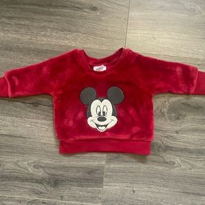 ❤️Disney Adorable Baby Mickey Mouse Red sweater, 3 months Infant